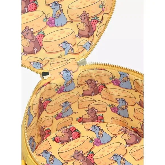 Disney Pixar Loungefly Ratatouille Remy Scented Cross Body Bag Purse Cheese - Picture 2 of 3